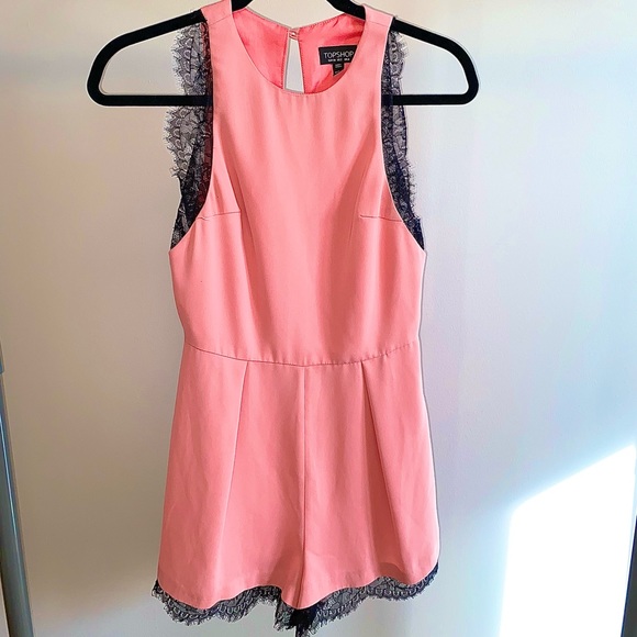 Topshop romper / size 2 / light pink - Picture 2 of 3